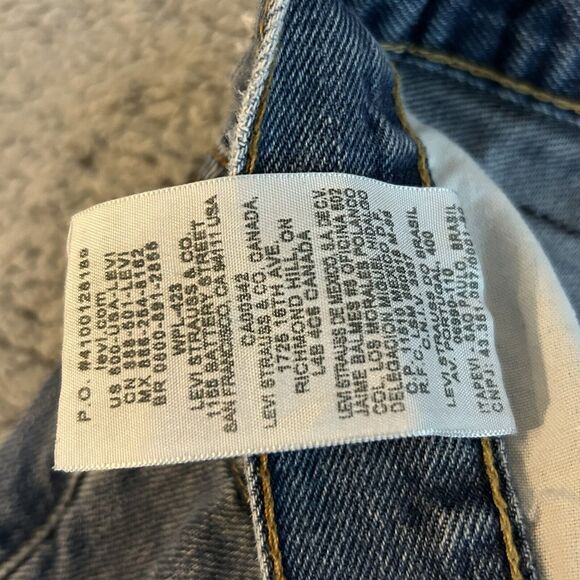 Levis Mens 550 Relaxed Fit Jeans Size 38x30 Measures 36 X 281/2 Workwear Dadcore - Picture 5 of 16